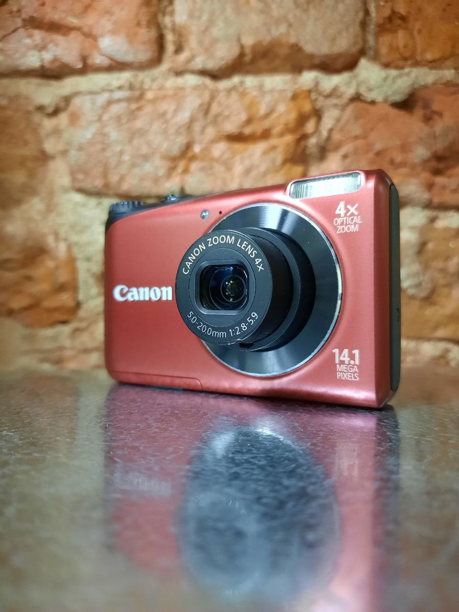 Canon PowerShot A2200 красный цифровой фотоаппарат – Retrocam