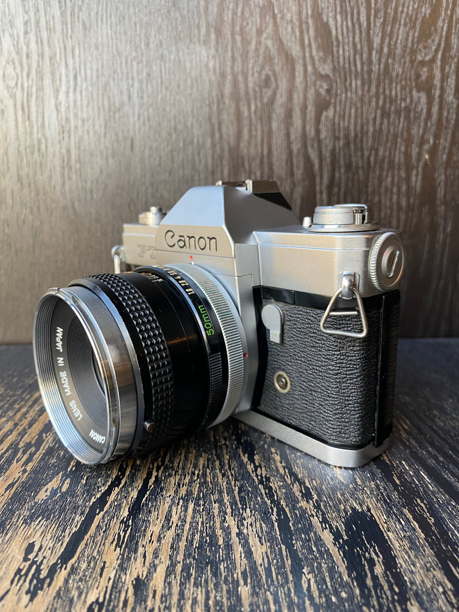 Canon FT QL FD 50mm 1:1.8 зеркальный пленочный фотоаппарат – Retrocam
