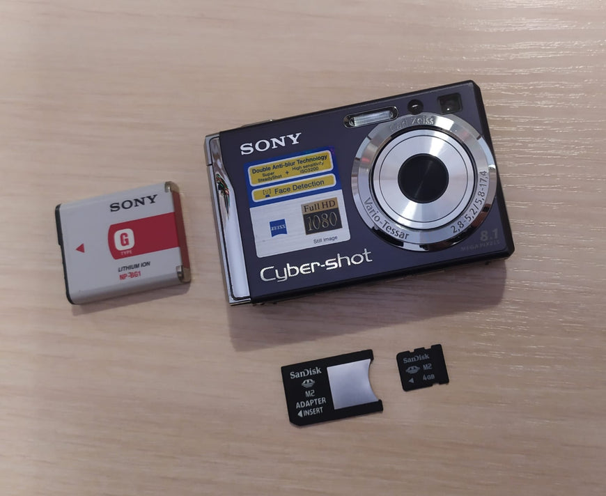 Sony Cyber-Shot DSC-W90 синий цифровой фотоаппарат