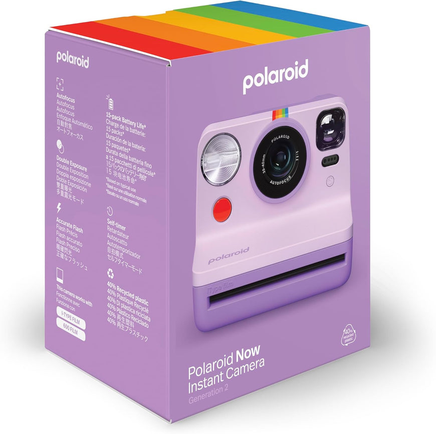 Polaroid Now Purple 2 поколение фиолетовый