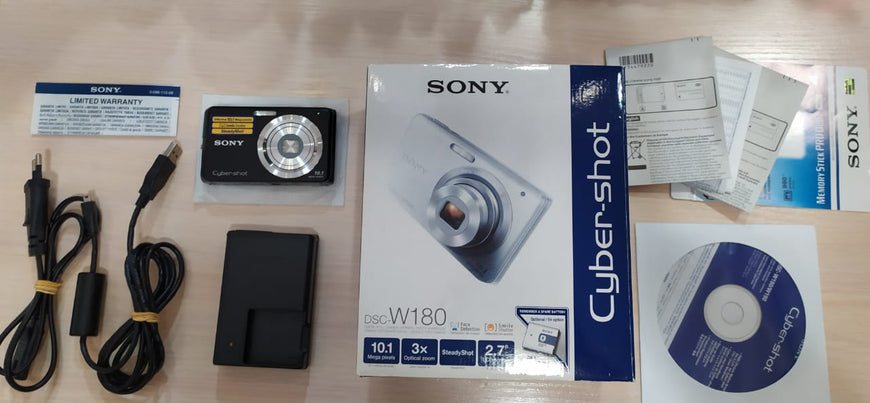 Sony Cyber Shot DSC W180 черный цифровой фотоаппарат