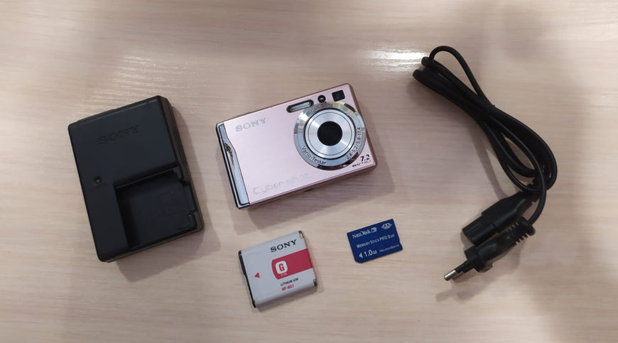 Sony Cyber-Shot DSC-W80 розовый цифровой фотоаппарат