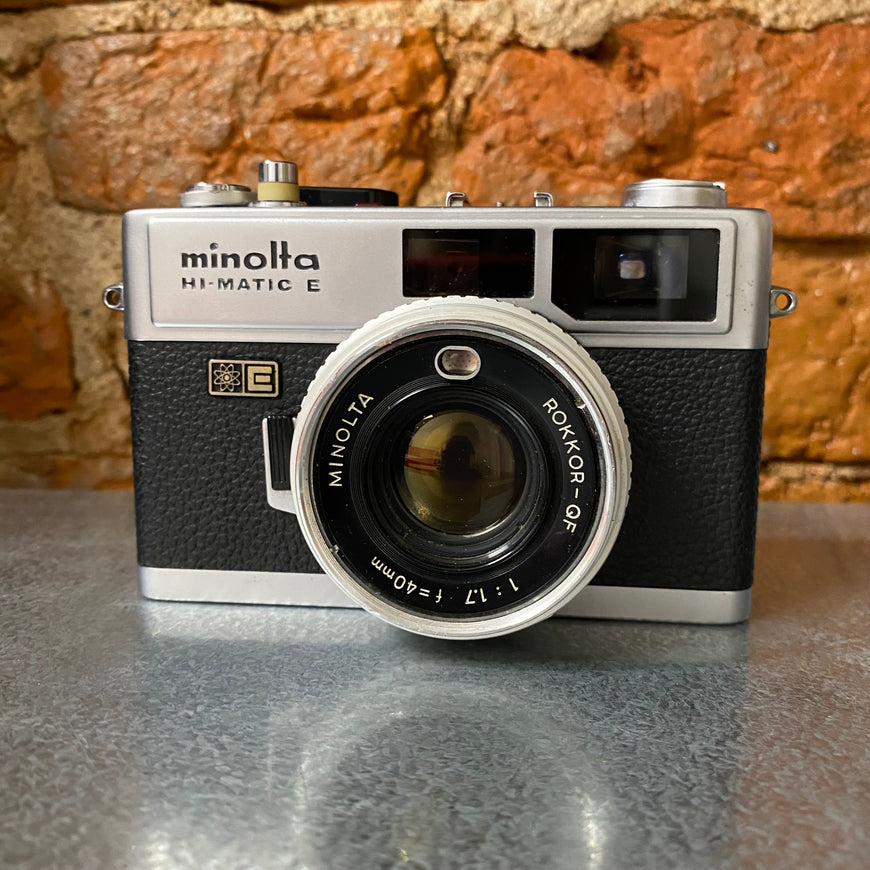 Minolta HI-MATIC E пленочный фотоаппарат дальномерный
