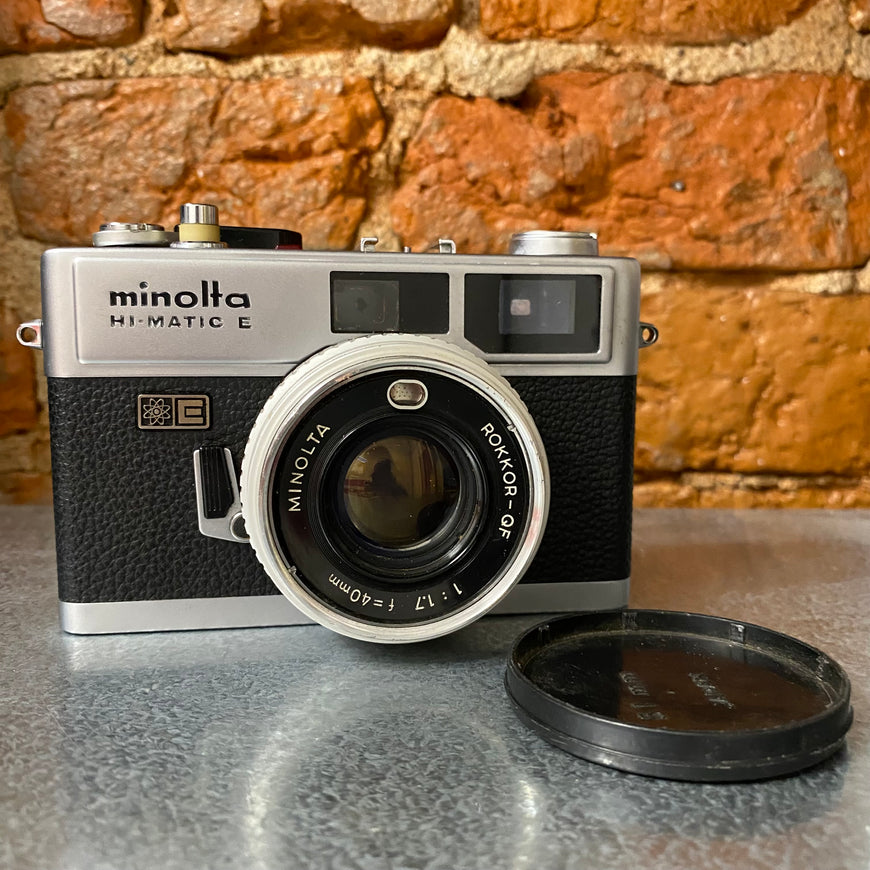 Minolta HI-MATIC E пленочный фотоаппарат дальномерный