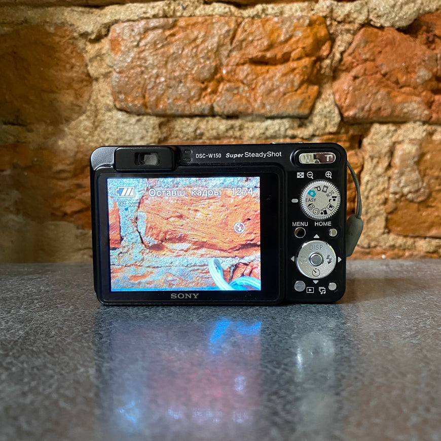 Sony Cyber-Shot DSC-W150 черный цифровой фотоаппарат