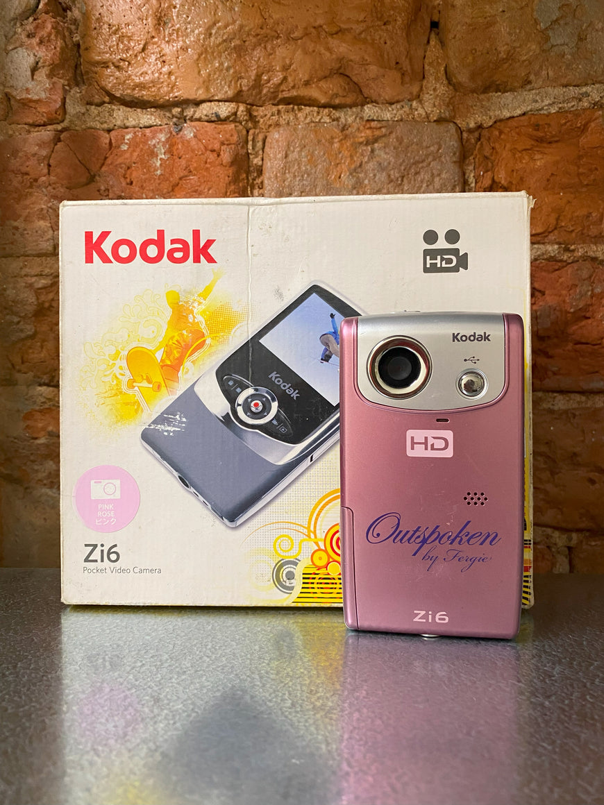 Kodak Zi6 цифровая видеокамера розовая