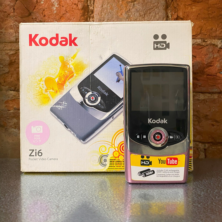 Kodak Zi6 цифровая видеокамера розовая