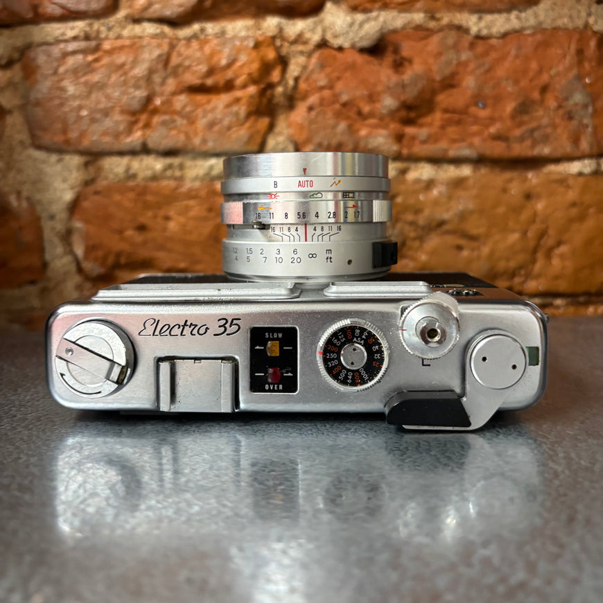 Yashica Electro 35GS + адаптер пленочный фотоаппарат