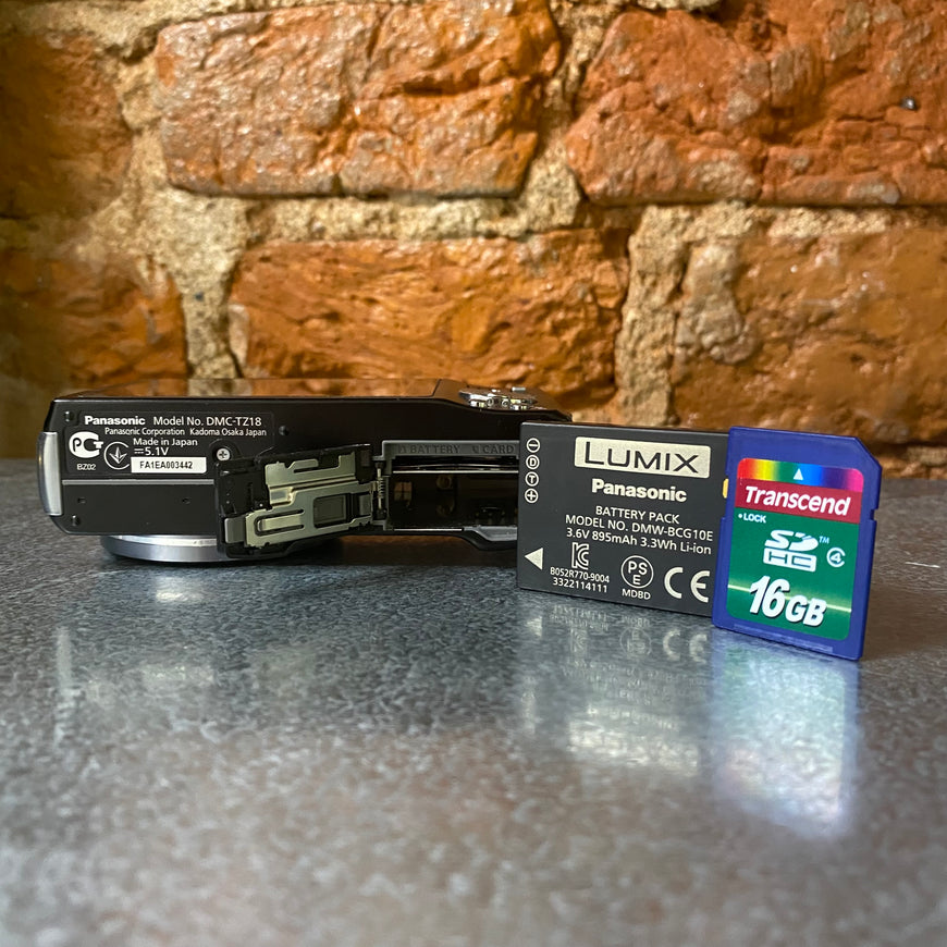 Panasonic Lumix DMC-TZ18 черный цифровой фотоаппарат