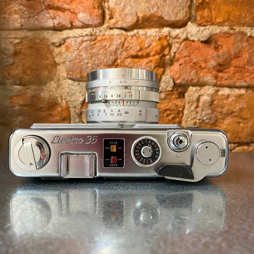 Yashica Electro 35 silver пленочный фотоаппарат