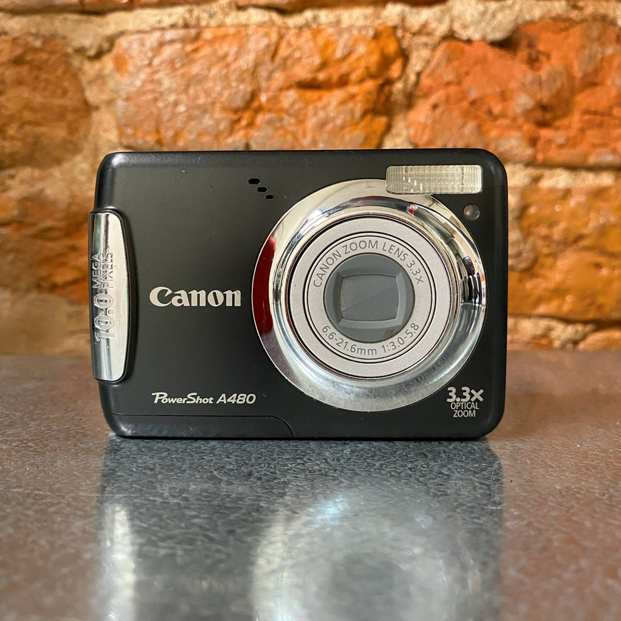 Canon PowerShot A480 черный цифровой фотоаппарат