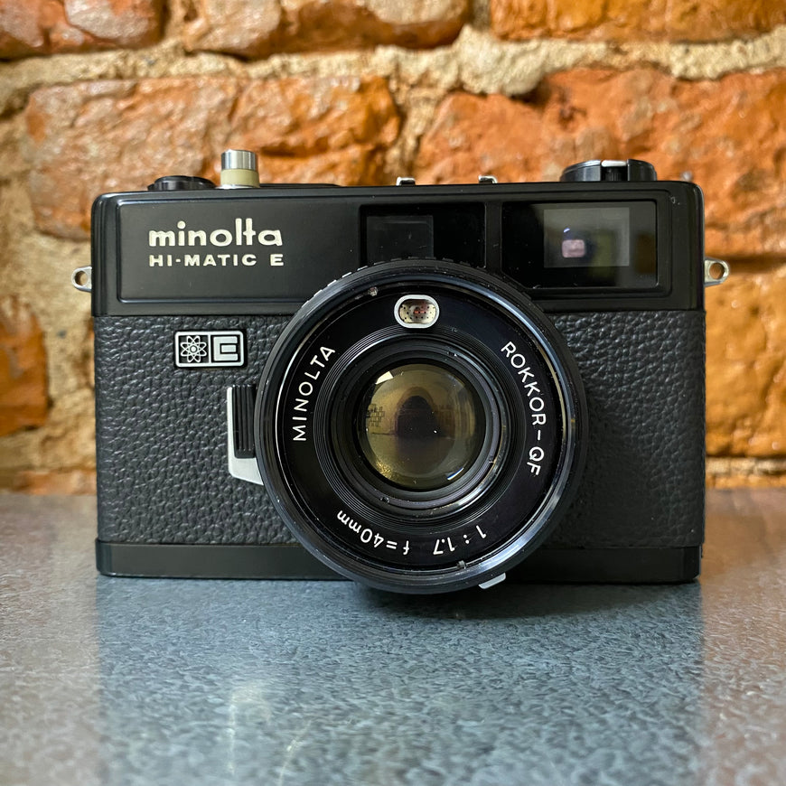 Minolta HI-MATIC E пленочный фотоаппарат дальномерный
