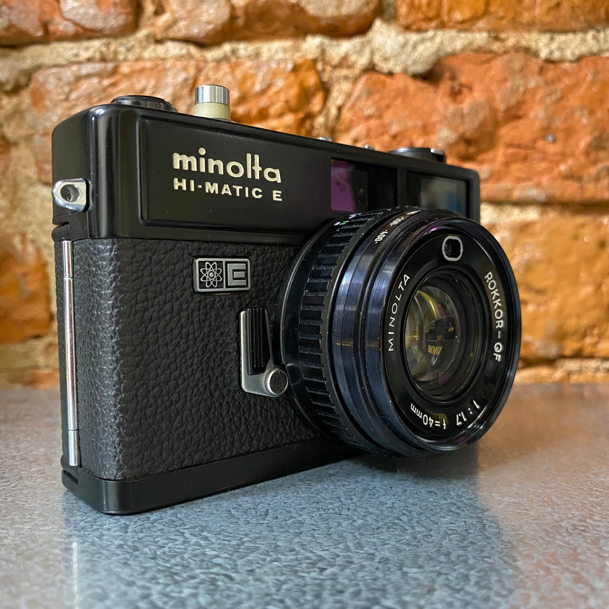Minolta HI-MATIC E пленочный фотоаппарат дальномерный