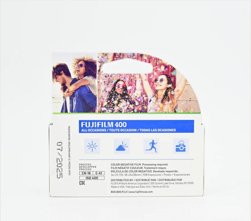 Fujifilm 400 цветная пленка 36 кадров