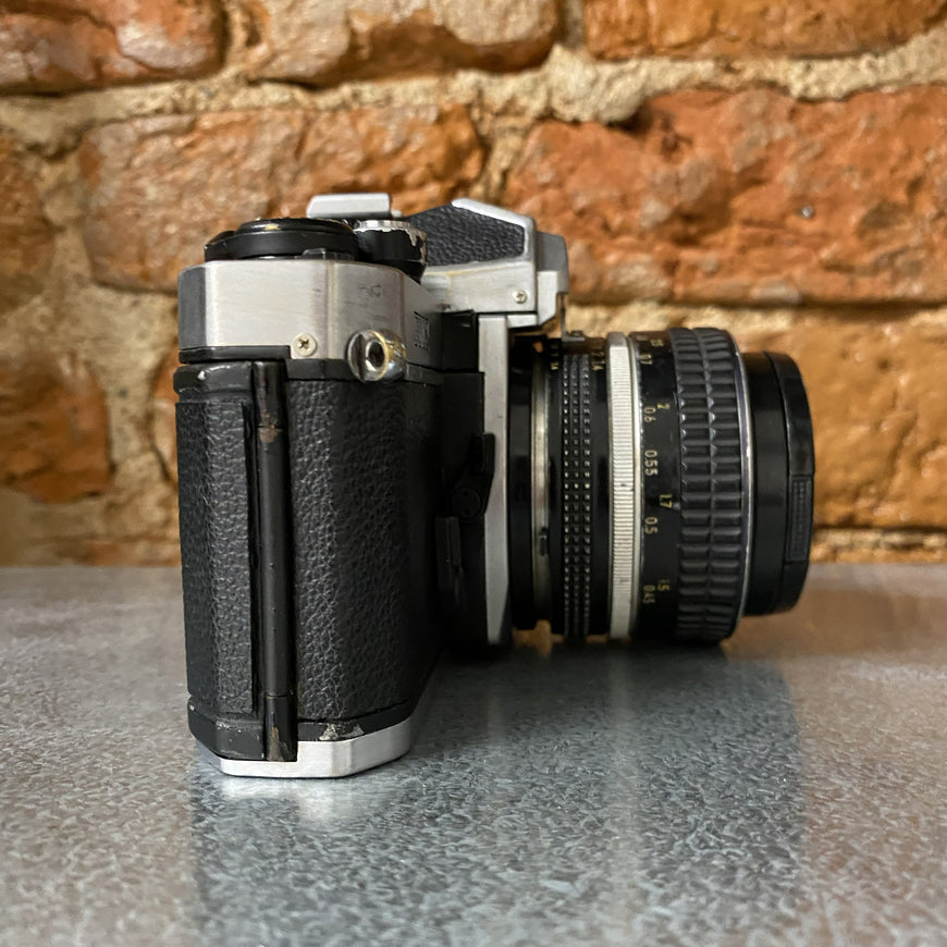 Nikon FM2 Nikkor 50 mm 1.4 зеркальный пленочный фотоаппарат