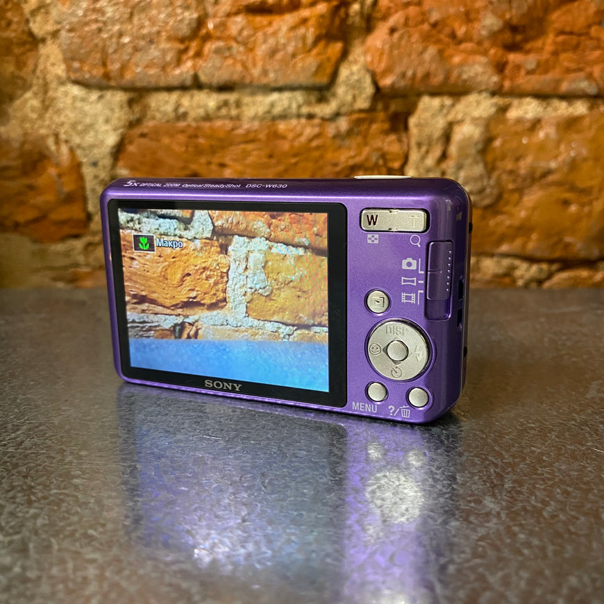 Sony Cyber-shot DSC-W630 фиолетовый цифровой фотоаппарат