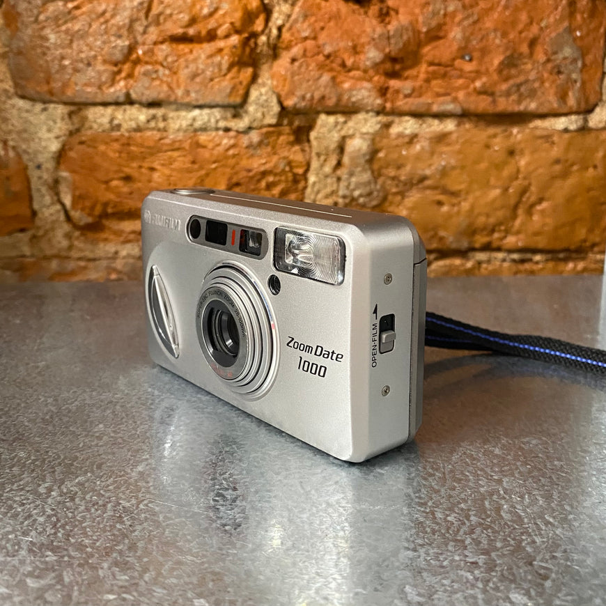 Fujifilm Zoom Date 1000 металлический пленочный фотоаппарат