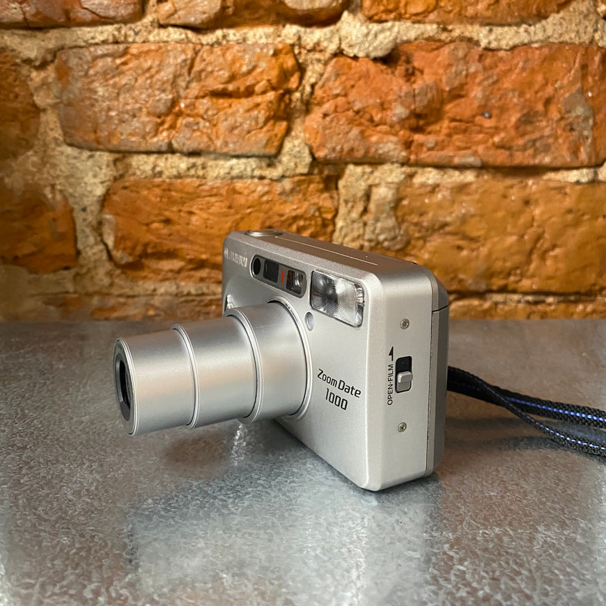 Fujifilm Zoom Date 1000 металлический пленочный фотоаппарат