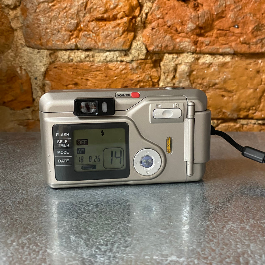 Fujifilm Zoom Date 1000 металлический пленочный фотоаппарат
