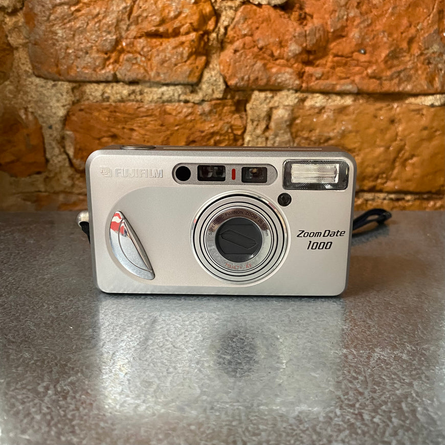 Fujifilm Zoom Date 1000 металлический пленочный фотоаппарат