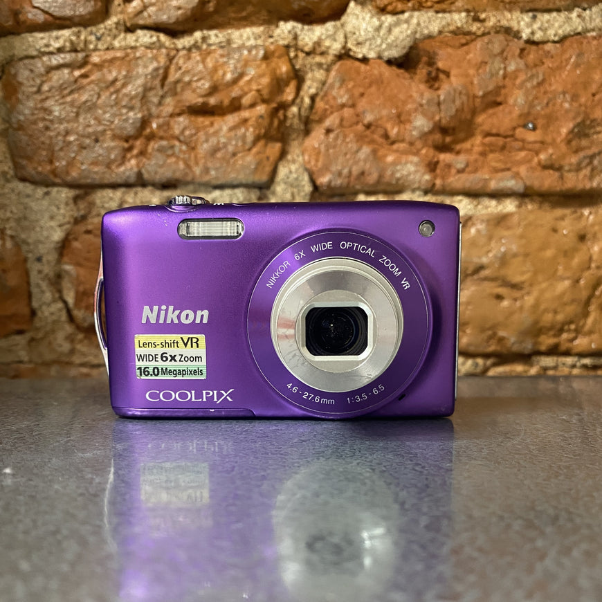 Nikon Coolpix S3300 фиолетовый цифровой фотоаппарат