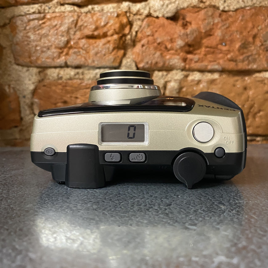 Pentax Espio 105G золотой плёночный фотоаппарат