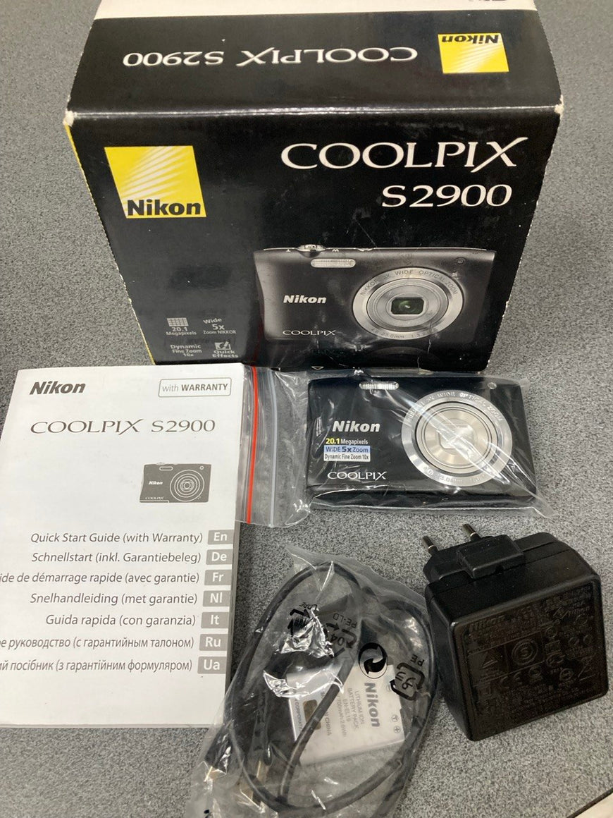 Nikon Coolpix S2900 черный цифровой