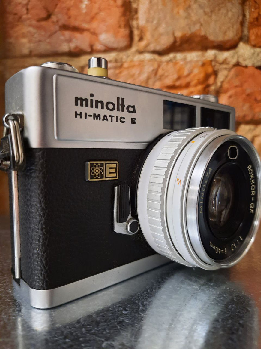 Minolta HI-MATIC E пленочный фотоаппарат дальномерный