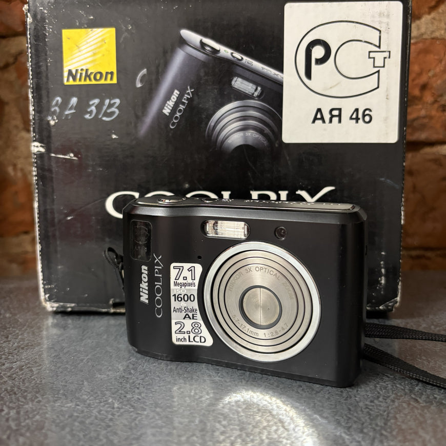 Nikon Coolpix L16 черный цифровой фотоаппарат