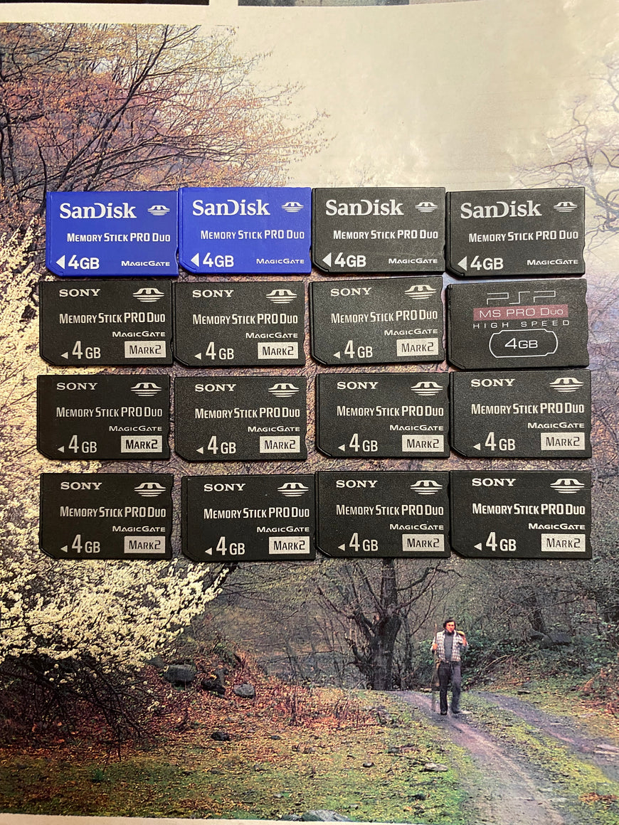 Карта памяти Memory Stick Pro Duo 256 MB – 8 GB