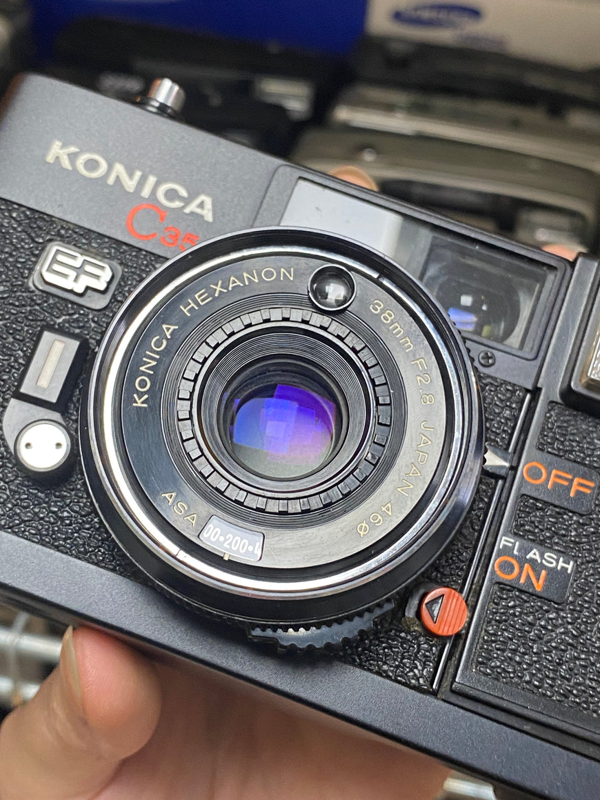 Konica C35 EF 2.8 пленочный фотоаппарат