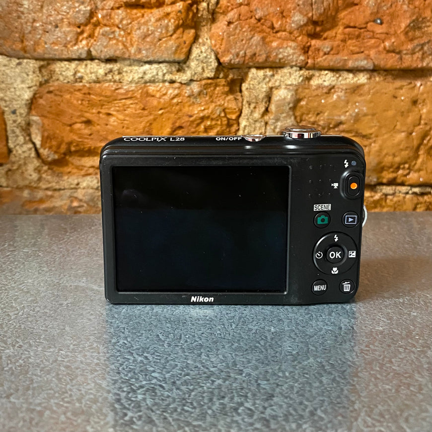 Nikon Coolpix L28 черный цифровой фотоаппарат