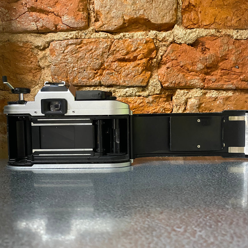 Nikon FG-20 & редкий Micro-Nikkor 55mm f 3.5 зеркальный пленочный фотоаппарат