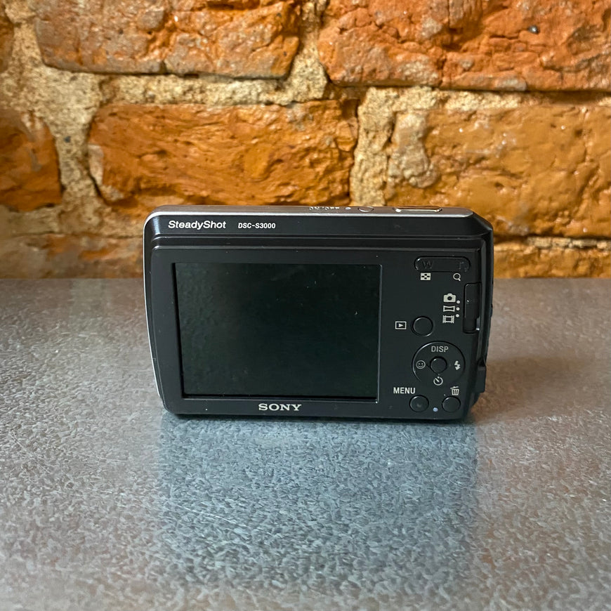 Sony Cyber-shot DSC-S3000 черный цифровой фотоаппарат