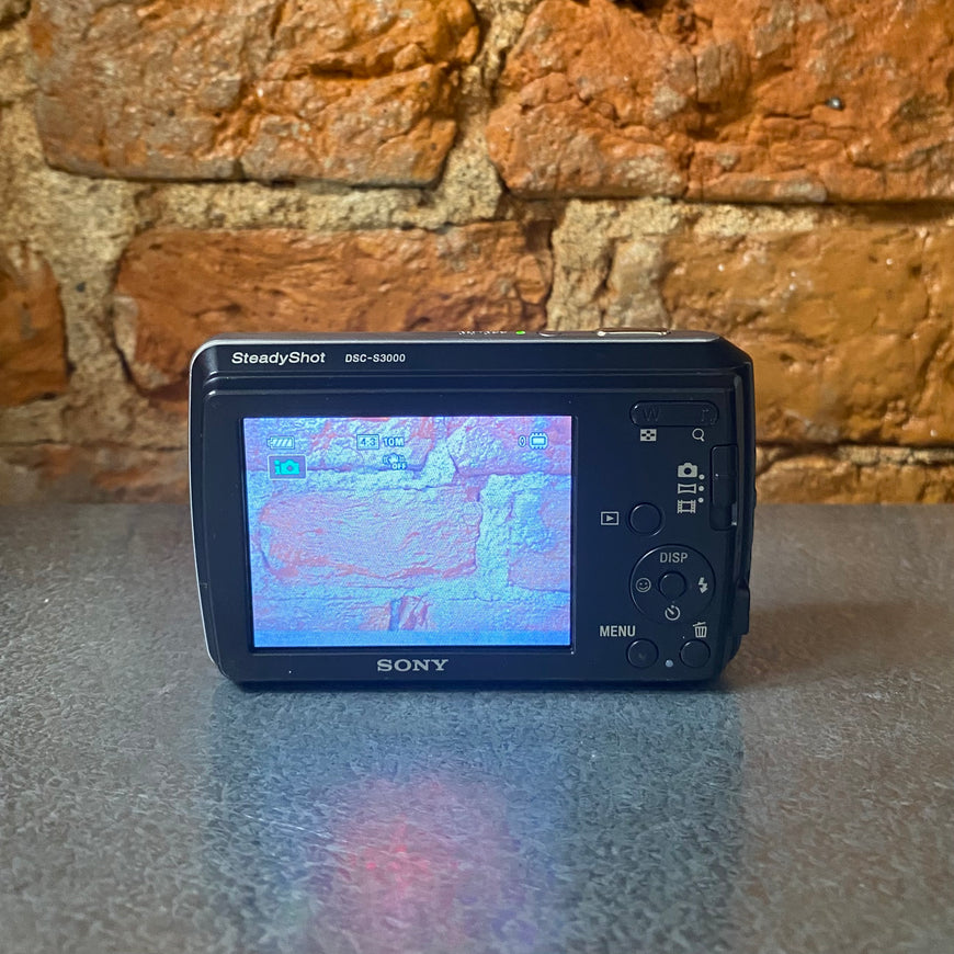 Sony Cyber-shot DSC-S3000 черный цифровой фотоаппарат