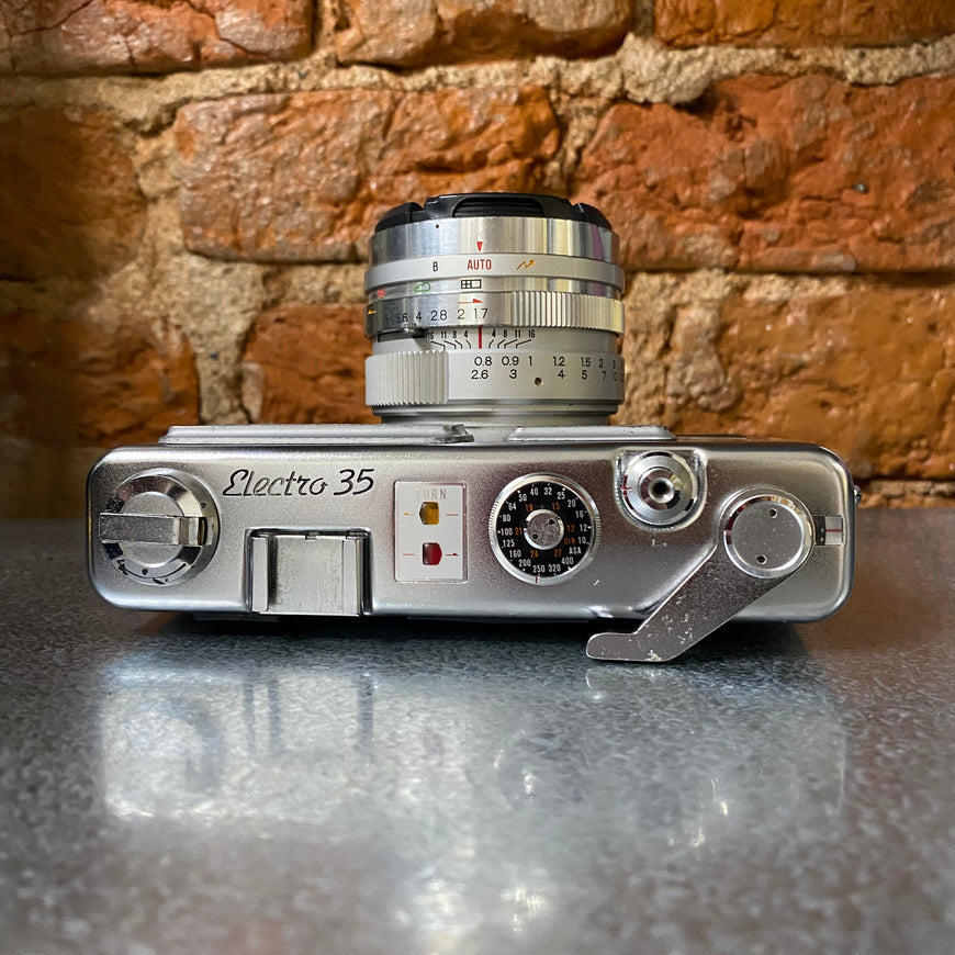 Yashica Electro 35 silver пленочный фотоаппарат