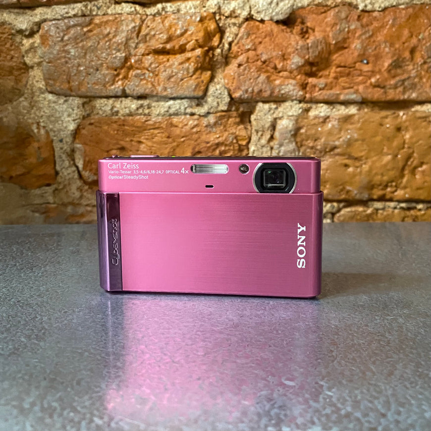 Sony Cyber-shot DSC-T90 Pink — розовый цифровой фотоаппарат
