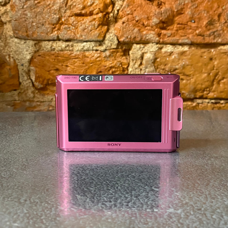 Sony Cyber-shot DSC-T90 Pink — розовый цифровой фотоаппарат