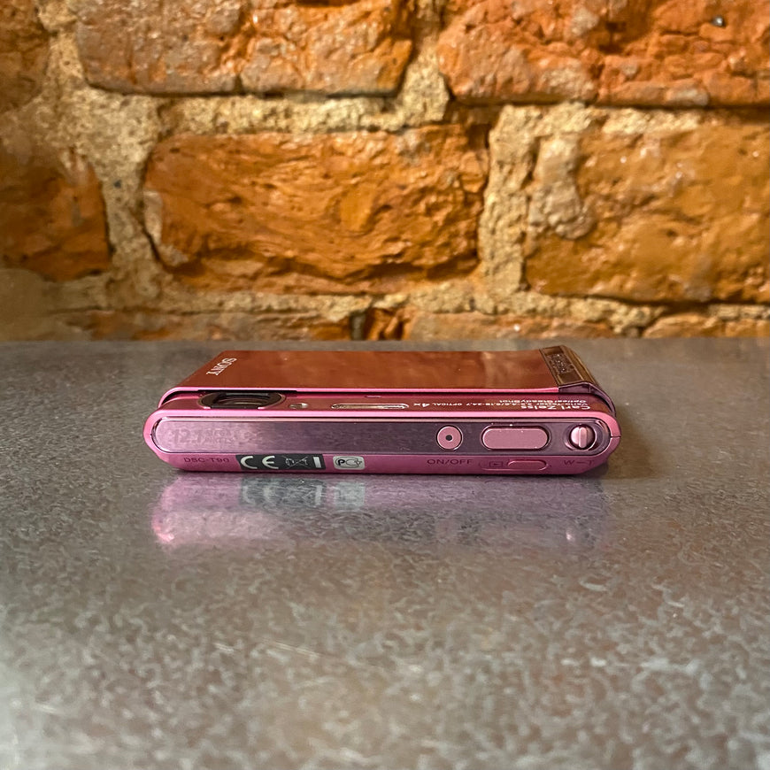 Sony Cyber-shot DSC-T90 Pink — розовый цифровой фотоаппарат