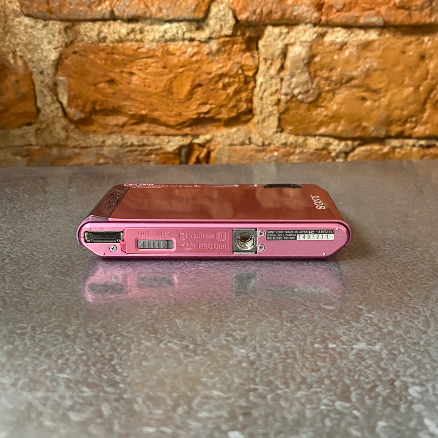 Sony Cyber-shot DSC-T90 Pink — розовый цифровой фотоаппарат