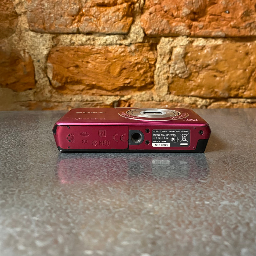 Sony Cyber-shot DSC-W310 Pink — розовый цифровой фотоаппарат