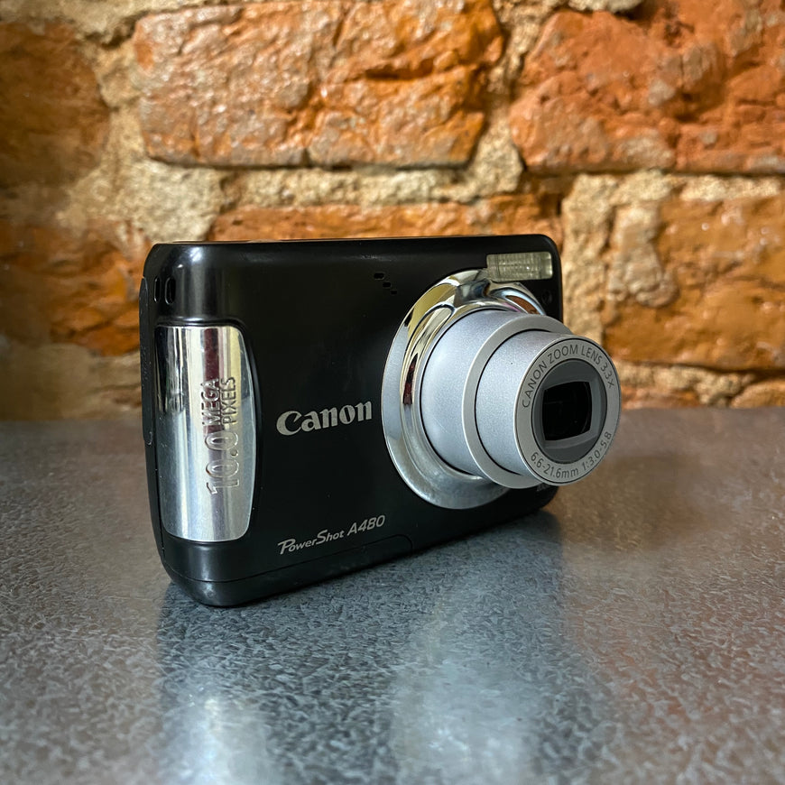 Canon PowerShot A480 черный цифровой фотоаппарат