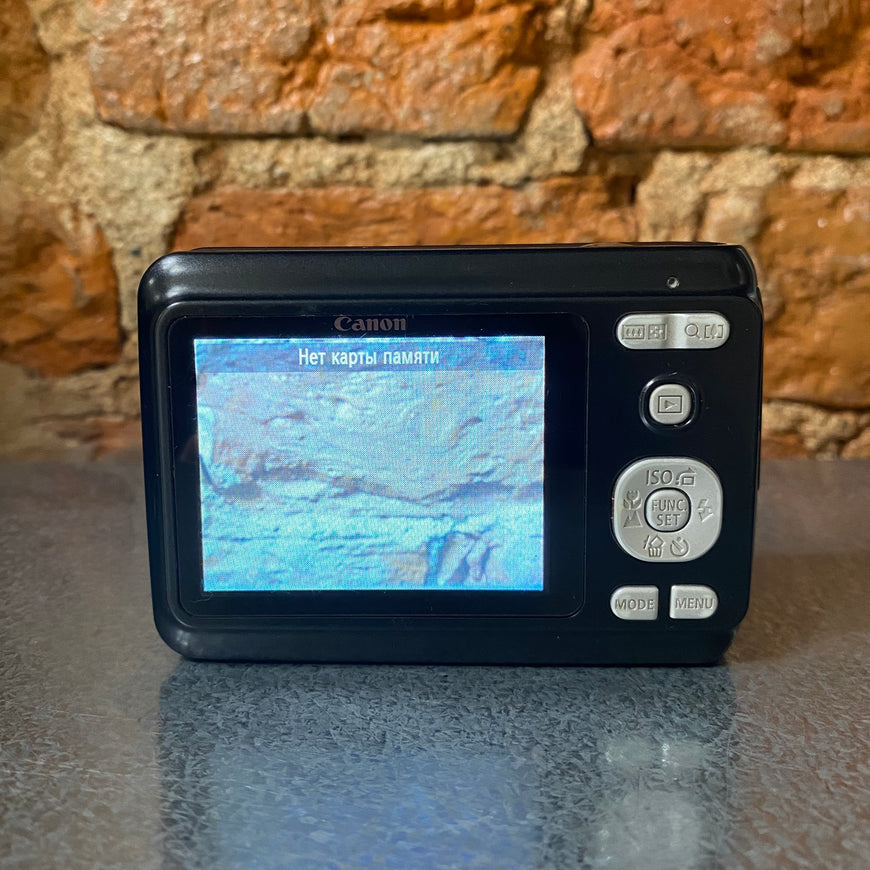 Canon PowerShot A480 черный цифровой фотоаппарат