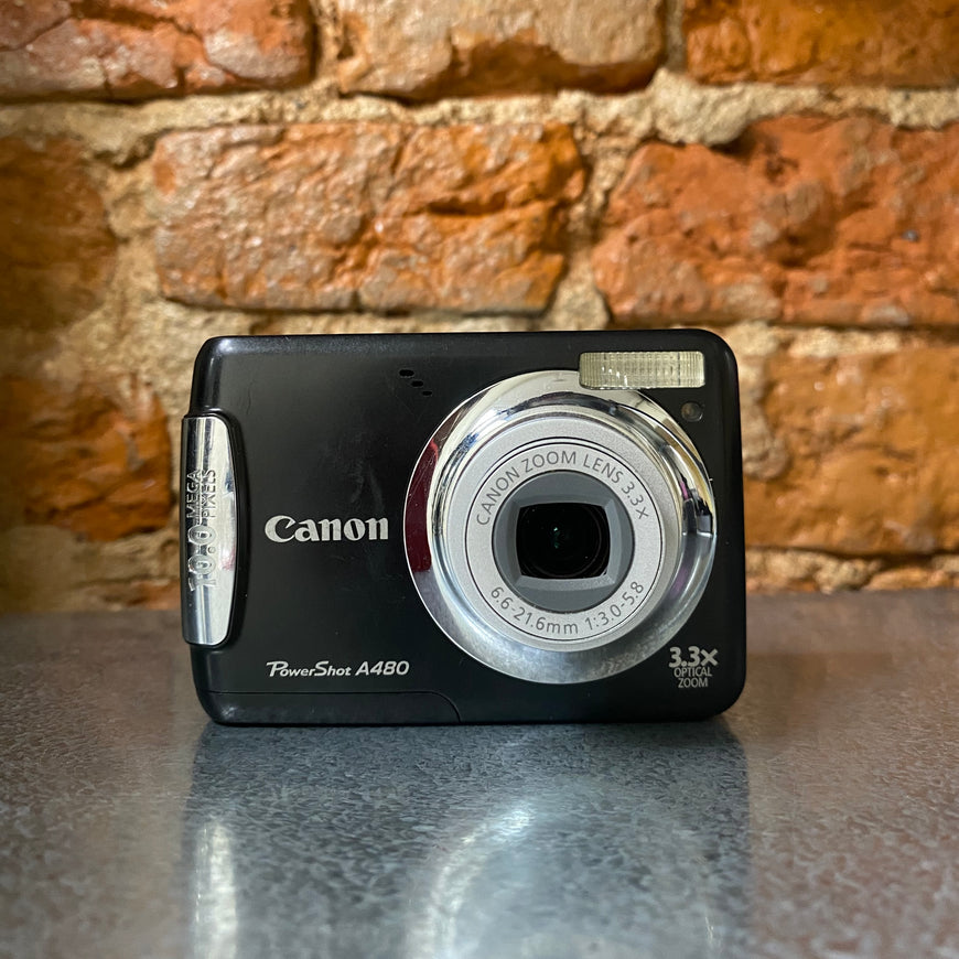 Canon PowerShot A480 черный цифровой фотоаппарат