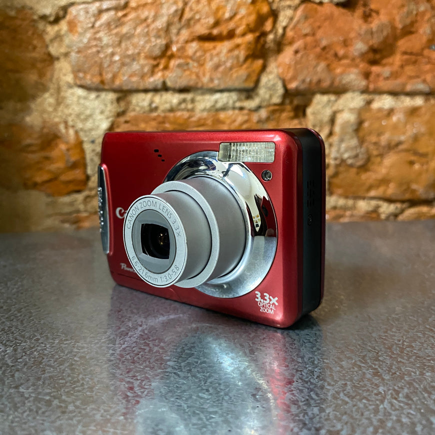 Canon PowerShot A480 красный цифровой фотоаппарат