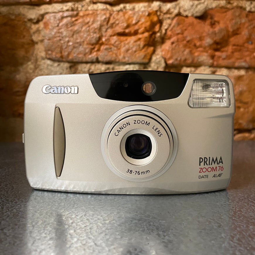 Canon Prima zoom 76 пленочный фотоаппарат