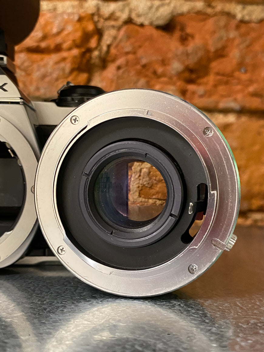 Pentax ME 1:1.7 50 mm полный комплект пленочный зеркальный фотоаппарат
