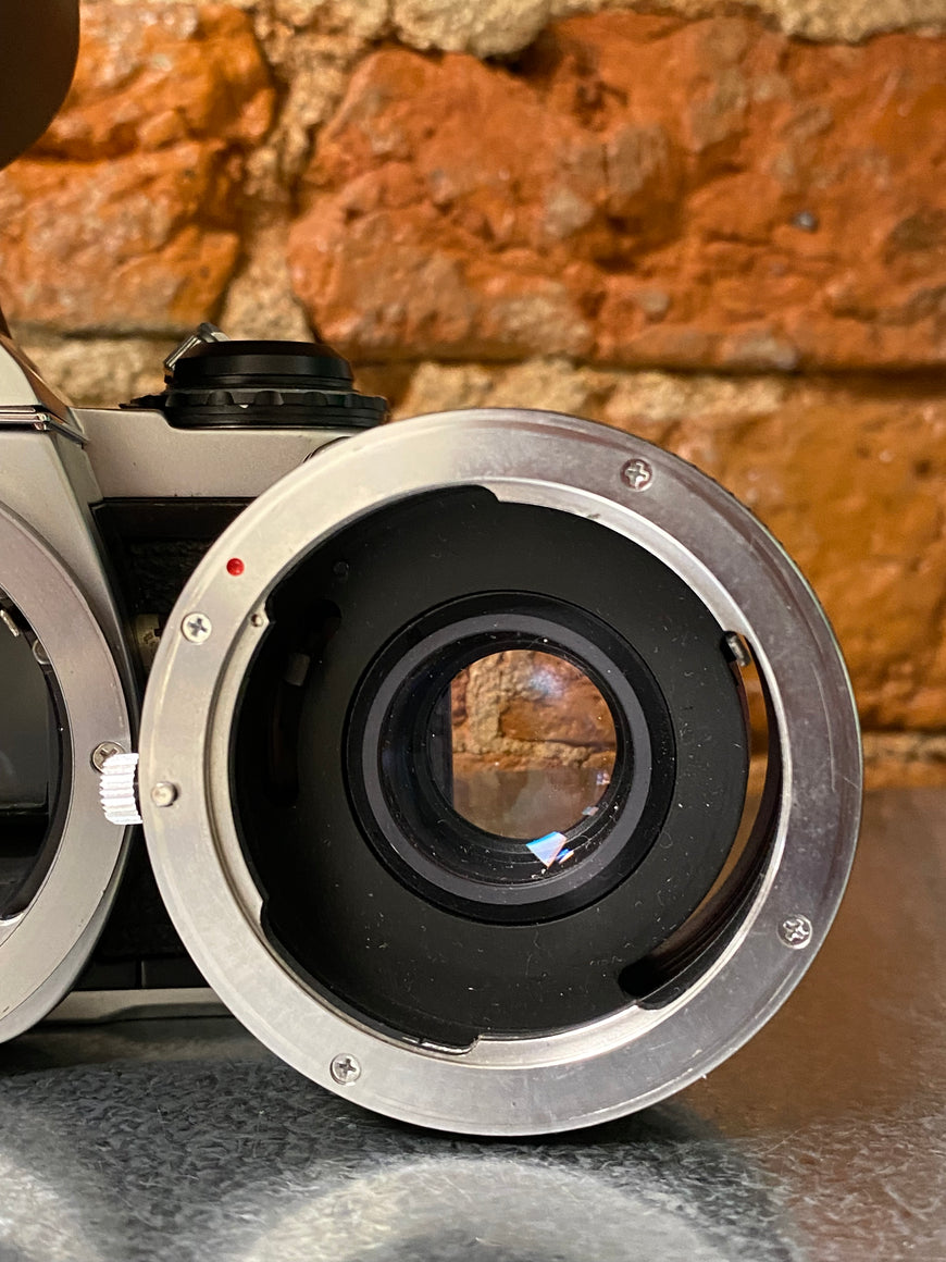 Pentax ME 1:1.7 50 mm полный комплект пленочный зеркальный фотоаппарат