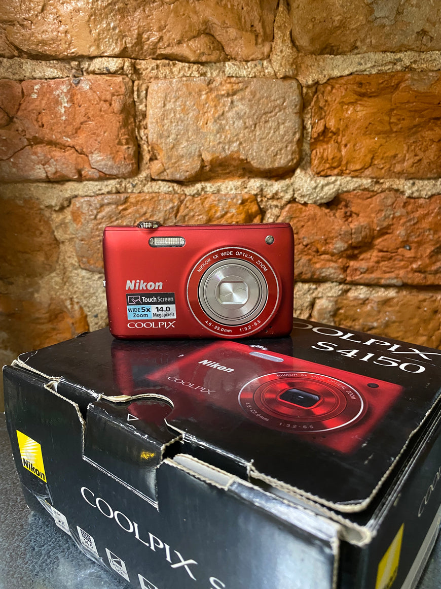 Nikon Coolpix S4150 коробка цифровой фотоаппарат красный