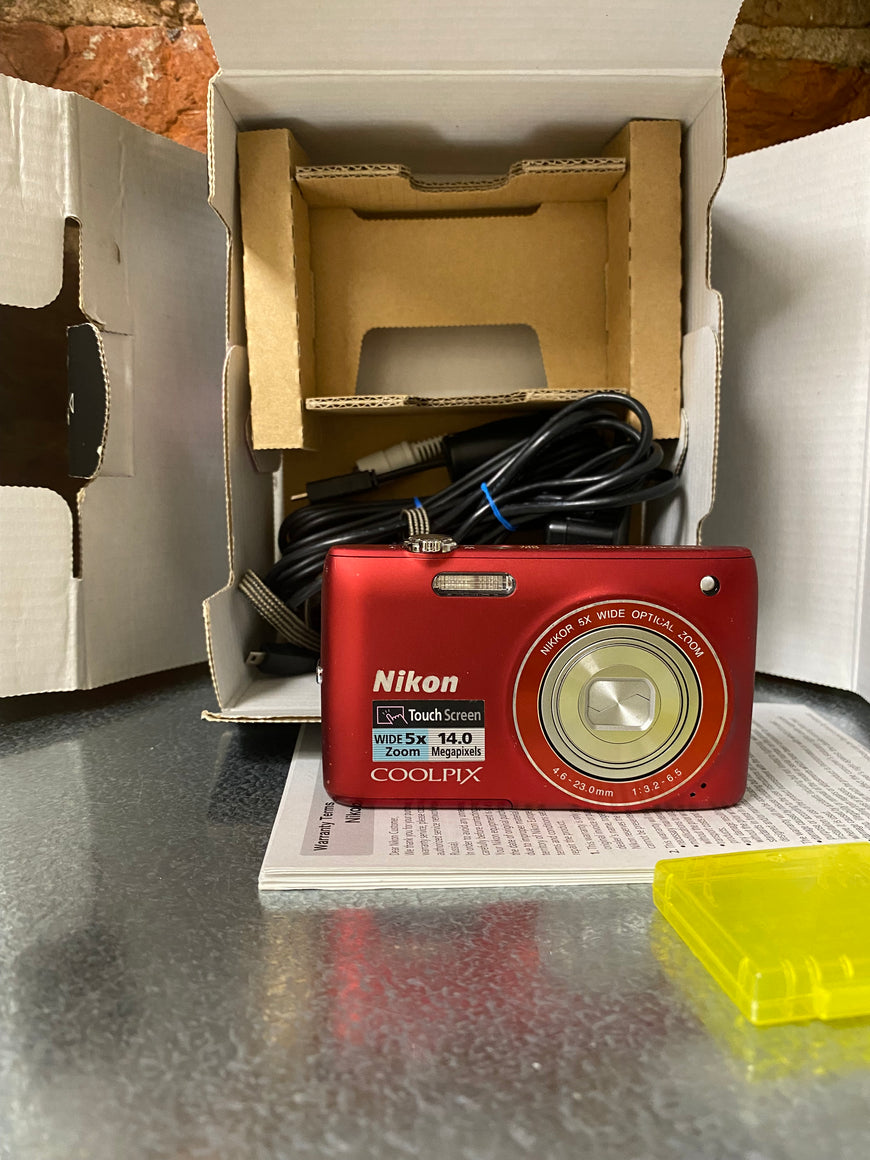 Nikon Coolpix S4150 коробка цифровой фотоаппарат красный